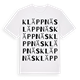 Kläppnäs ordlek t-shirt