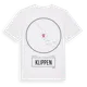 White t-shirt med Klippen t-shirt