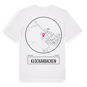 Klockarbacken t-shirt – ekologisk bomull t-shirt från Pinshirt