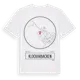 White t-shirt med Klockarbacken t-shirt
