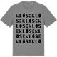 Mid Heather Gray t-shirt med Klöse ordlek t-shirt
