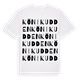 Könikudden ordlek t-shirt