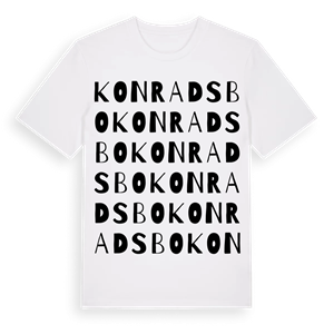 Konradsbo ordlek t-shirt – ekologisk bomull t-shirt från Pinshirt