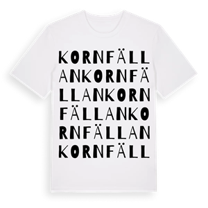 Kornfällan ordlek t-shirt – ekologisk bomull t-shirt från Pinshirt