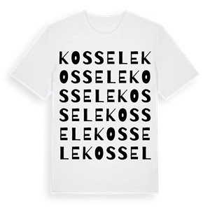 Kossele ordlek t-shirt – ekologisk bomull t-shirt från Pinshirt