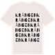 Vintage White t-shirt med Krången ordlek t-shirt