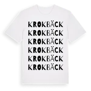 Krokbäck ordlek t-shirt – ekologisk bomull t-shirt från Pinshirt