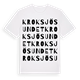 Kroksjösundet ordlek t-shirt