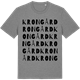 Mid Heather Gray t-shirt med Krongård ordlek t-shirt