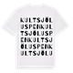 Kultsjöluspen ordlek t-shirt