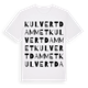 White t-shirt med Kulvertdammet ordlek t-shirt