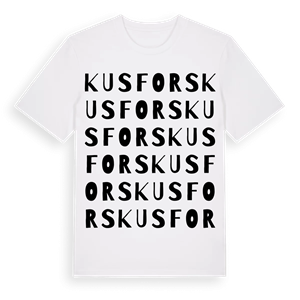 Kusfors ordlek t-shirt – ekologisk bomull t-shirt från Pinshirt