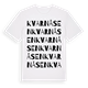 Kvarnåsen ordlek t-shirt