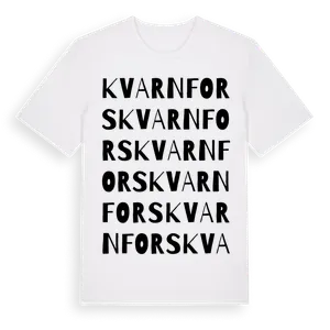 Kvarnfors ordlek t-shirt – ekologisk bomull t-shirt från Pinshirt