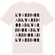 Vintage White t-shirt med Kvarnmoran ordlek t-shirt