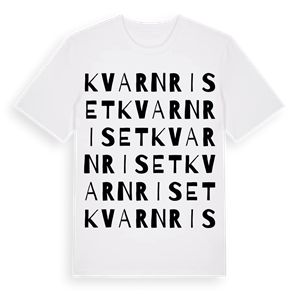 Kvarnriset ordlek t-shirt – ekologisk bomull t-shirt från Pinshirt