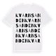 Kvarnsanden ordlek t-shirt