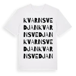 Kvarnsvedjan ordlek t-shirt – ekologisk bomull t-shirt från Pinshirt