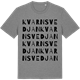 Mid Heather Gray t-shirt med Kvarnsvedjan ordlek t-shirt