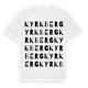 Kyrkberg ordlek t-shirt