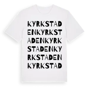 Kyrkstaden ordlek t-shirt – ekologisk bomull t-shirt från Pinshirt