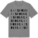 Mid Heather Gray t-shirt med Laisholm ordlek t-shirt