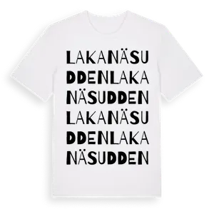Lakanäsudden ordlek t-shirt – ekologisk bomull t-shirt från Pinshirt