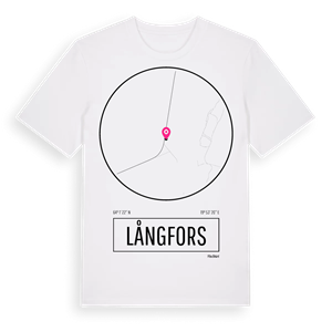 Långfors t-shirt – ekologisk bomull t-shirt från Pinshirt