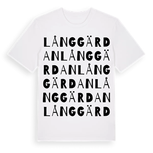 Långgärdan ordlek t-shirt – ekologisk bomull t-shirt från Pinshirt