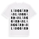 Långgärdan ordlek t-shirt