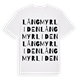 Långmyrliden ordlek t-shirt
