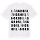 Långron ordlek t-shirt
