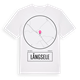 White t-shirt med Långsele t-shirt