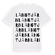 Långtjärn ordlek t-shirt