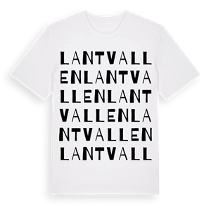 Lantvallen ordlek t-shirt – ekologisk bomull t-shirt från Pinshirt