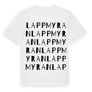 Lappmyran ordlek t-shirt – ekologisk bomull t-shirt från Pinshirt