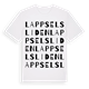 Lappselsliden ordlek t-shirt