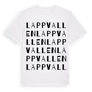 Lappvallen ordlek t-shirt – ekologisk bomull t-shirt från Pinshirt