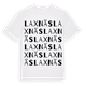 Laxnäs ordlek t-shirt