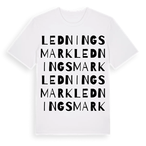 Ledningsmark ordlek t-shirt – ekologisk bomull t-shirt från Pinshirt