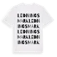 White t-shirt med Ledningsmark ordlek t-shirt