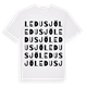 Ledusjö ordlek t-shirt