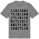 Mid Heather Gray t-shirt med Lerberget ordlek t-shirt