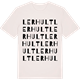 Vintage White t-shirt med Lerhult ordlek t-shirt
