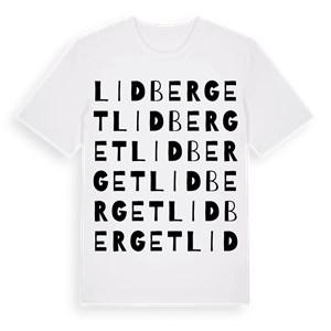 Lidberget ordlek t-shirt – ekologisk bomull t-shirt från Pinshirt