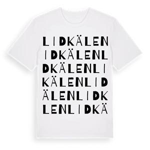 Lidkälen ordlek t-shirt – ekologisk bomull t-shirt från Pinshirt
