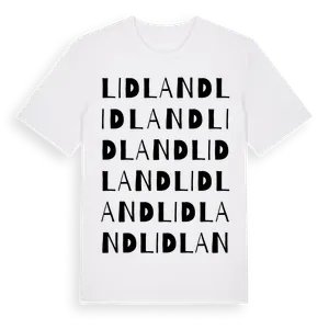 Lidland ordlek t-shirt – ekologisk bomull t-shirt från Pinshirt