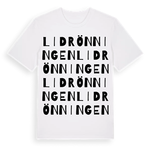 Lidrönningen ordlek t-shirt – ekologisk bomull t-shirt från Pinshirt