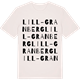 Vintage White t-shirt med Lill-Granberg ordlek t-shirt