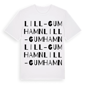 Lill-Gumhamn ordlek t-shirt – ekologisk bomull t-shirt från Pinshirt